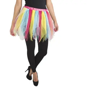 Tutu en tulle doublé multicolore