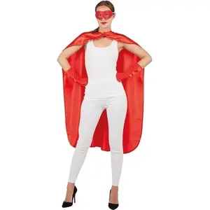 RueDeLaFete Costume adulte super héros, rouge