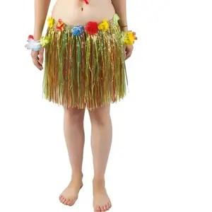 Comparateur de prix : Jupe courte Hawaïenne 40 cm multicolore