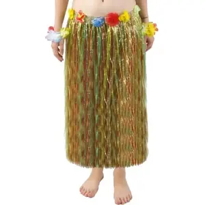 Comparateur de prix : Jupe longue Hawaïenne 80 cm multicolore