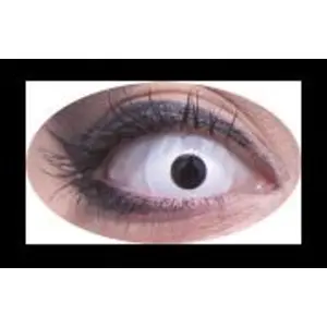 Lentilles de contact fantaisie - Non spécifié - Blanc - Diamètre 14.2 mm - Utilisation unique - Mixte