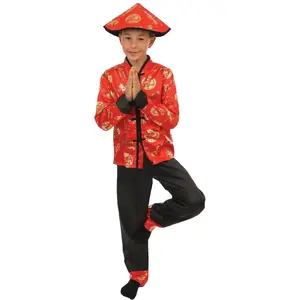 Comparateur de prix : Déguisement de chinois enfant taille 4/6 ans FETE-55011