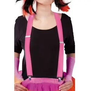 Comparateur de prix : Bretelles - PTIT CLOWN - Rose - Largeur 3.5 cm - Effet fluo UV