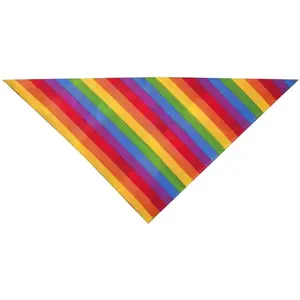 Comparateur de prix : Bandana tissu arc-en-ciel FETE-56000