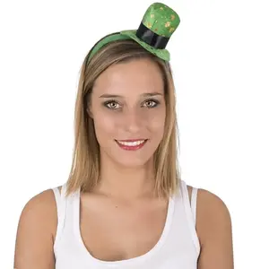 Comparateur de prix : Serre-tête mini chapeau haut de forme Saint Patrick FETE-10056