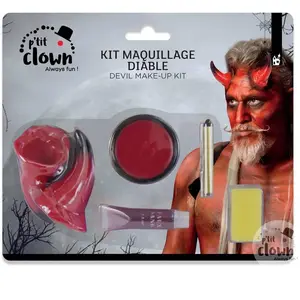 Kit Maquillage Diable - Marque Inconnue - Rouge - Adulte - Intérieur