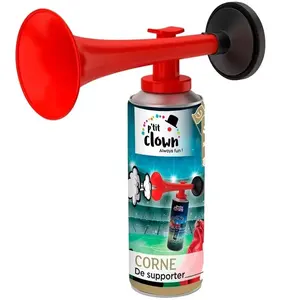 Comparateur de prix : Corne de Supporter - PTIT CLOWN - 100ml - Rouge - Mixte - Adulte