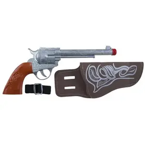 Comparateur de prix : Set de cow boy - revolver 28 cm et ceinture avec étui