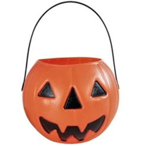 Motomo Panier seau citrouille rond 18 cm FETE-14212 pas cher