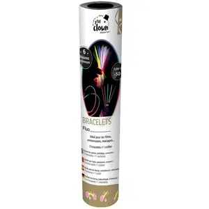 Comparateur de prix : BRACELETS LUMINEUX 20 CM - TUBE DE 50 - COLORIS...