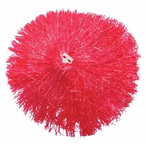 Motomo Pom pom plastique, 110 gr, rouge FETE-15526 pas cher