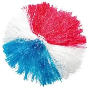 Comparateur de prix : Pom-pom plastique bleu blanc rouge