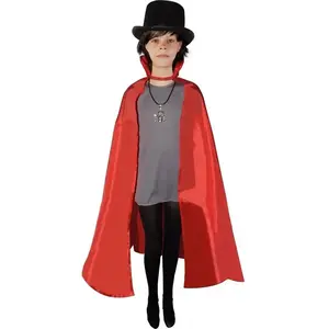 RueDeLaFete Cape enfant avec col rouge 90cm FETE-16232 pas cher