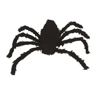Comparateur de prix : ARAIGNÉE VELUE DÉCORATIVE 160CM NOIR