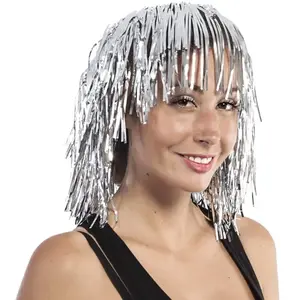 Perruque Disco Argent