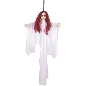 Poupée Suspendue Animée (Déco Lumineuse Et Sonore) Taille 66 Cm -Vendu parrakuten
