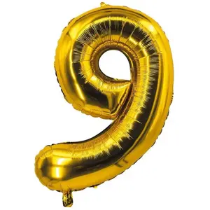 Comparateur de prix : Boland Ballon chiffre doré 85 cm - Marque - Modèle - Aluminium - Hélium
