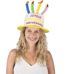 Comparateur de prix : Chapeau velours gâteau Joyeux Anniversaire FETE-81801