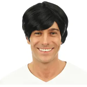 Perruque courte homme - PTIT CLOWN - NICK - Noir