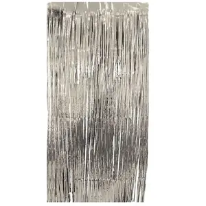 Comparateur de prix : RueDeLaFete Rideau Lamé Argent de 2,4 x 1 mètre FETE-87021