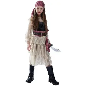 RueDeLaFete Déguisement de corsaire fille 7/9 ans pas cher