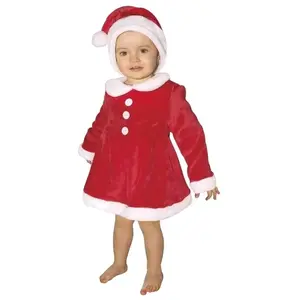 Motomo Costume enfant fille en mère Noël de 1 à 2 ans (x1) REF/88431 -...