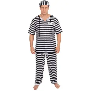 Déguisement Prisonnier Bagnard adulte L/XL pas cher