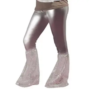 20 Pattes d'éph' argent - Sequins - Accessoire de déguisement pour femme pas cher
