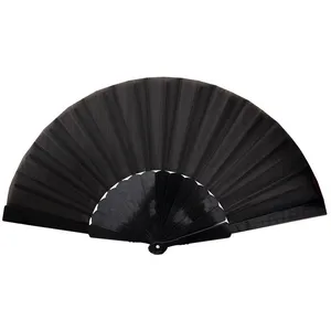 Comparateur de prix : P'tit Clown Éventail noir 40 cm - Adulte - Mixte - pour danseuse flamenco, japonaise ou charleston