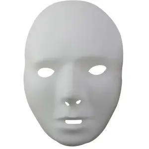 Masque blanc adulte taille uniqueVendu parruedelafete
