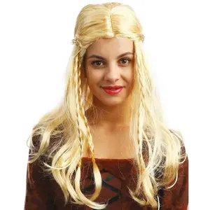 Perruque blonde femme médiévale