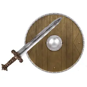 Set épée et bouclier rond RE23287 pas cher