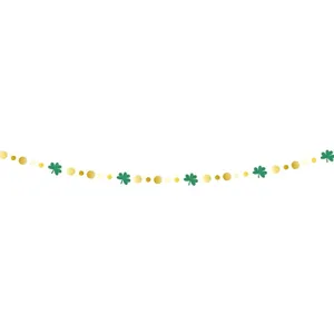 Comparateur de prix : GUIRLANDE À MOTIFS SHAMROCK SAINT PATRICK 3M