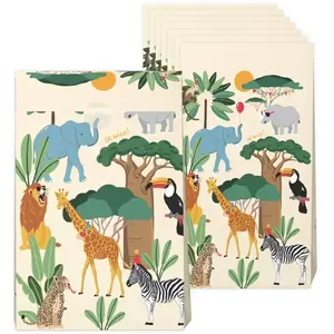 Sachet de cuisson - PTIT CLOWN - Lot de 8 - Animaux de la Savane pas cher