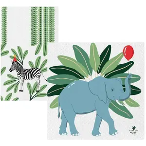 RueDeLaFete Lot de 20 serviettes papier Animaux de la Savane pas cher