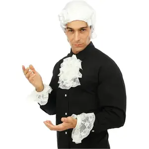 Comparateur de prix : Set jabot avec manchettes