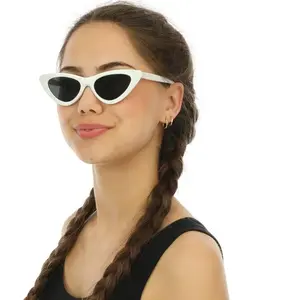 RueDeLaFete Lunettes pin-up blanche pas cher