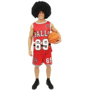 Comparateur de prix : Déguisement Basketteur rouge adulte S/M