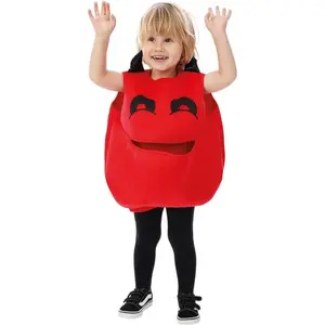 Déguisement de diable avec poche, taille 3/4 ans FETE-23563 pas cher
