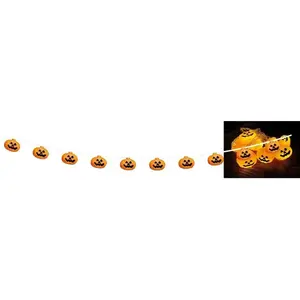 Guirlande Halloween LED citrouille 1,3m