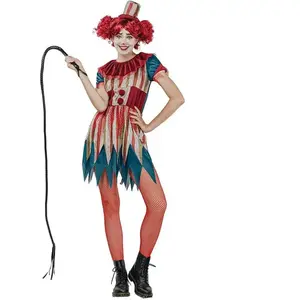 Déguisement de clown Vintage femme grande taille XXL FETE-23618 pas cher