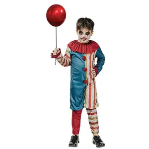 Jongens Halloween Vintage Killer Clown pakje Maat 130-140