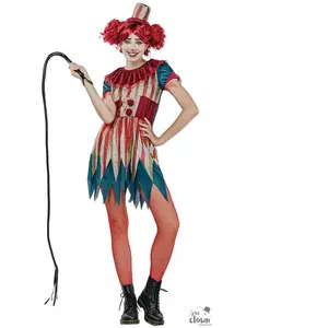 Comparateur de prix : déguisement robe clown vintage femme - s/m - rouge - ptitclown 23141