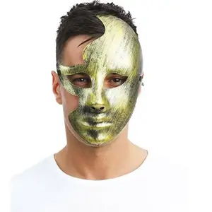Comparateur de prix : Masque visage brisé Or