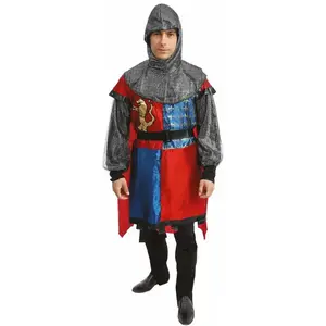 Déguisement de chevalier rouge et bleu adulte taille L/XL FETE-23321 pas cher