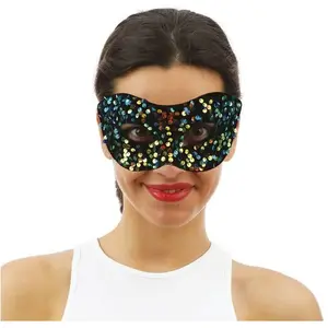 Comparateur de prix : Loup à sequins multicolores