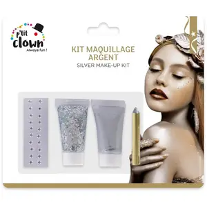 RueDeLaFete Kit maquillage - argent