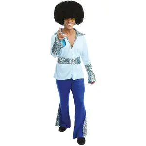 Comparateur de prix : Déguisement adulte disco homme taille S/M