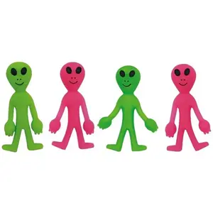 Comparateur de prix : Lot de 4 mini jouets Aliens extensibles