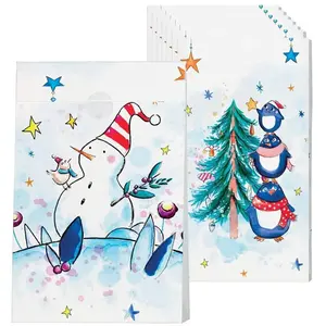 Comparateur de prix : Lot de 8 sachets cadeau déco de Noël